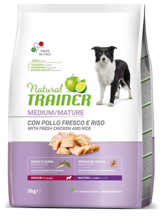 Natural Trainer cane Medium Maturity con pollo