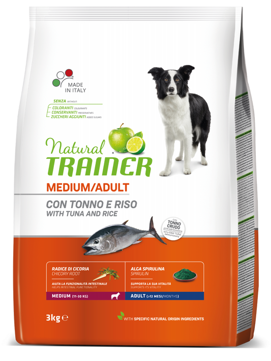 Natural Trainer cane Adult Medium con tonno
