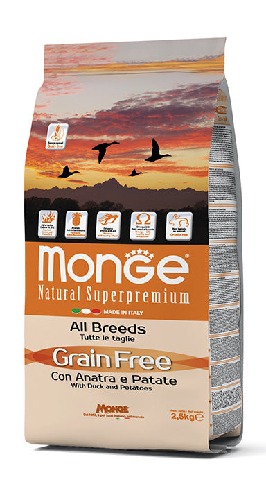Grain Free con Anatra e Patate – All Breeds