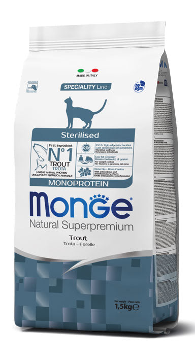 Sterilised Monoprotein – Trota 1,5Kg