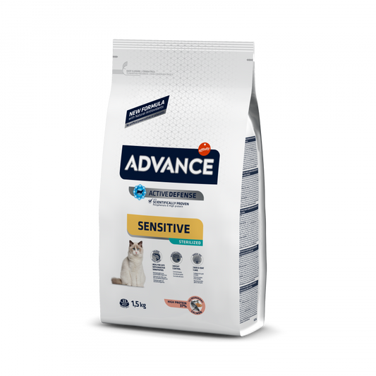 ADVANCE SENSITIVE STERILIZED SALMON 1,5KG