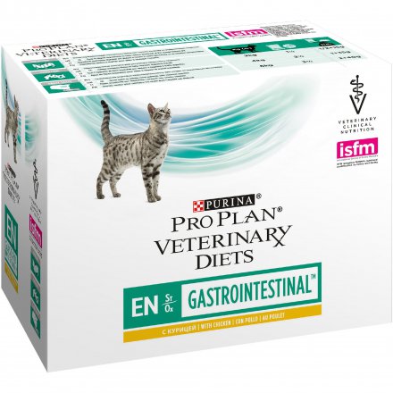 PURINA PRO PLAN VETERINARY DIETS umido gatto EN Gastrointestinal St/Ox con pollo 10X85GR